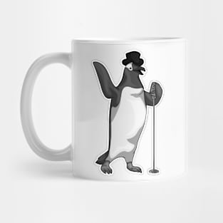 Penguin Singer Microphone Music Mug